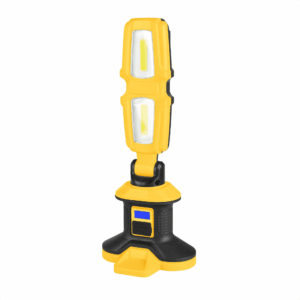 A high-quality image of a LED light tower, a type of LED lighting Australia, designed for outdoor and industrial use, with a
