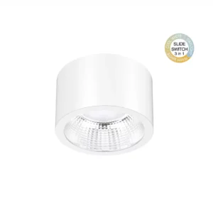 LED lighting Australia A white LED light with a slide switch
