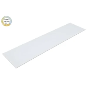 A white LED light strip with a slide switch, suitable for LED lighting Australia