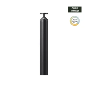 LED lighting Australia A black, cylindrical LED light with a T-shaped top