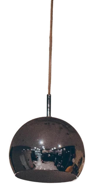 Pendant light on a long cord
