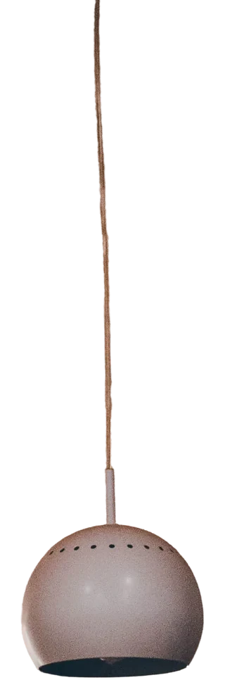 Pendant light on a long cord